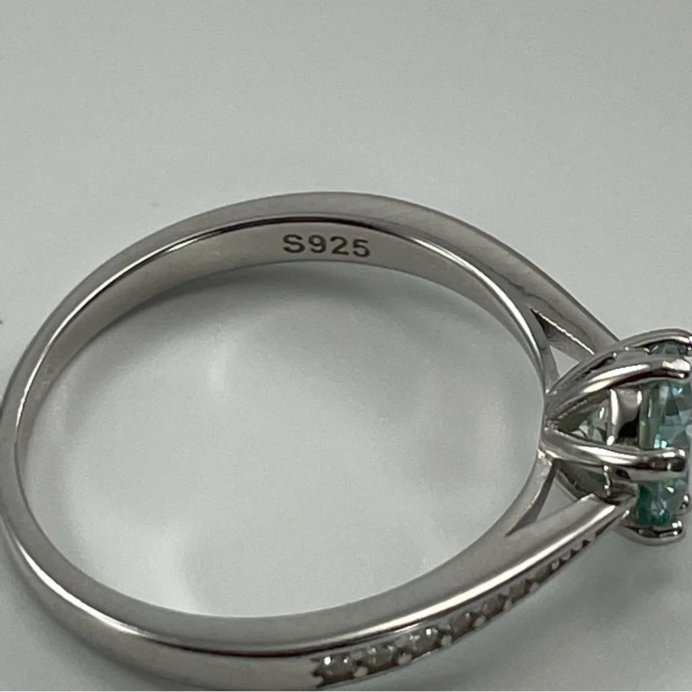 925 Sterling Silver 1ct light